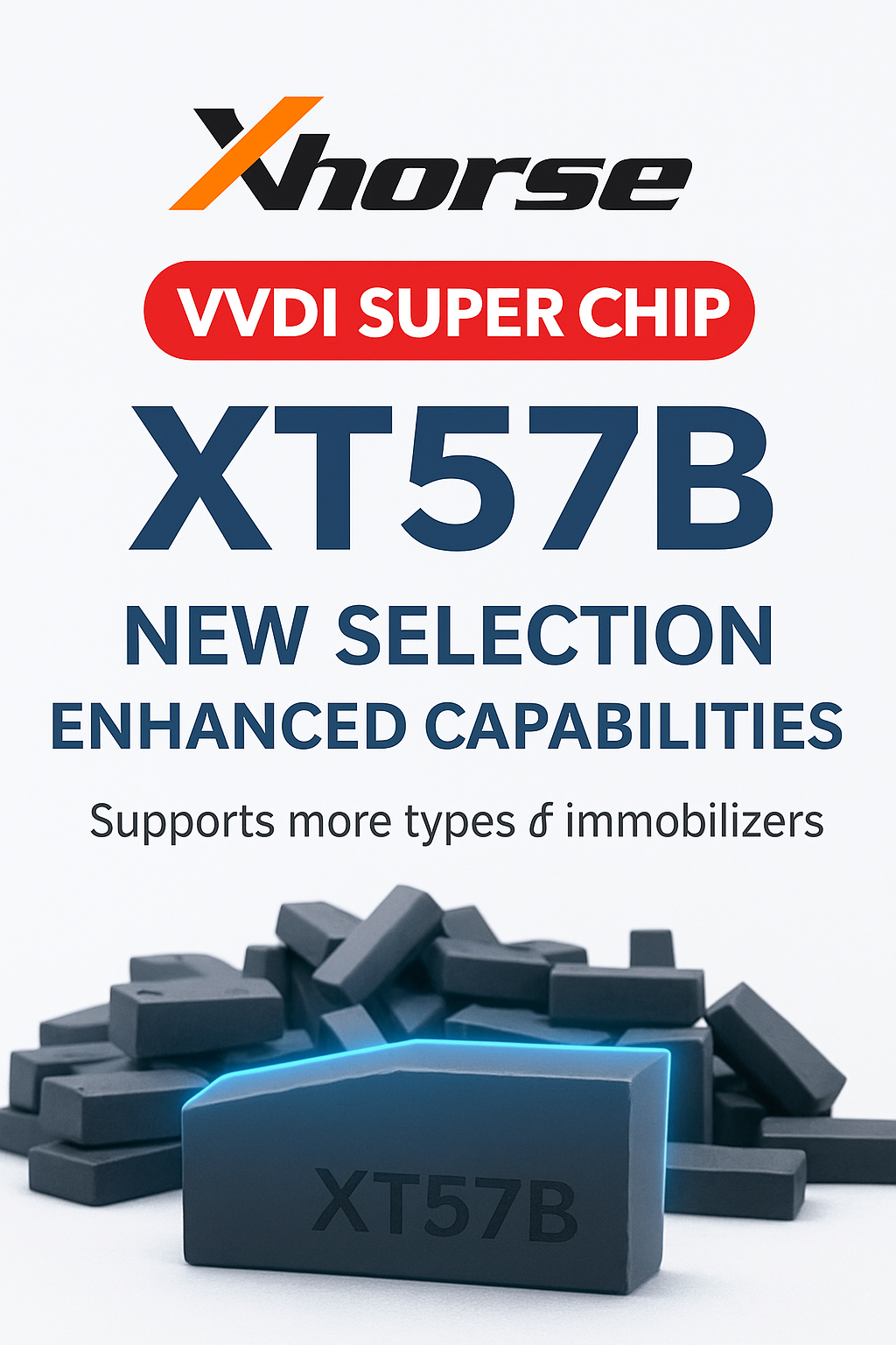 (NEW) VVDI Xhorse super chip XT57B SUPPORTS ID4A,ID49, MQB49........