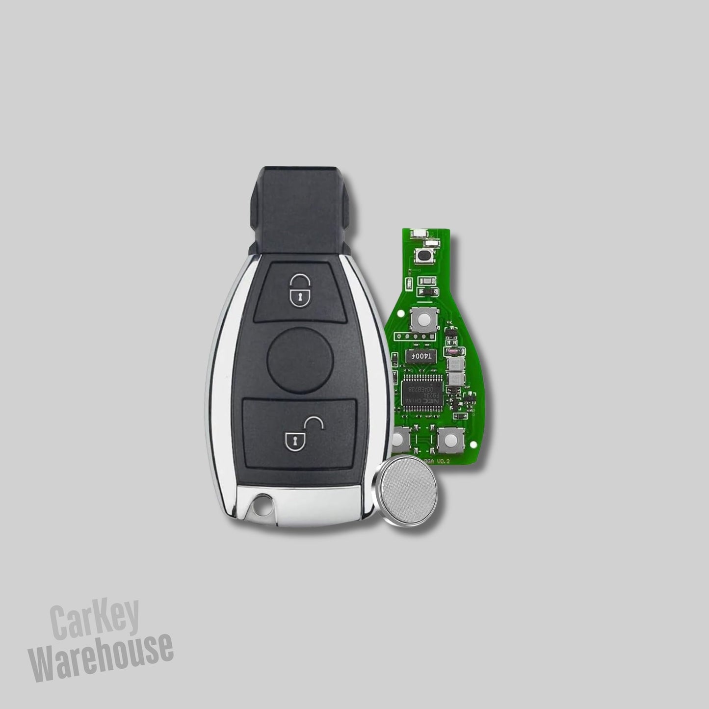 433MHz 2 Button Smart Remote Key for Mercedes BGA Type / CKWRK0139