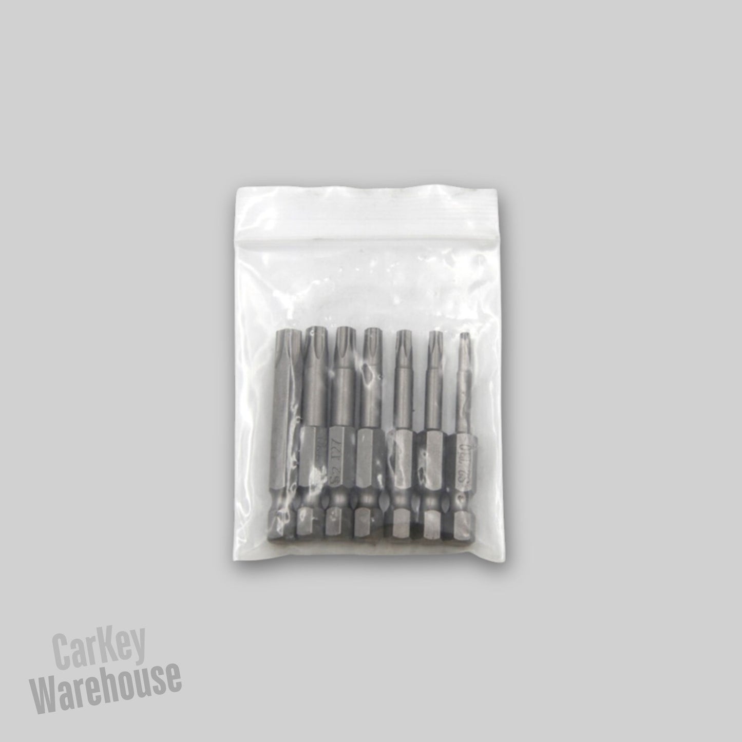 5 Point Security Star Torx 7 Piece Screwdriver Bits Set T10-t40 2-inch / CKWTORX