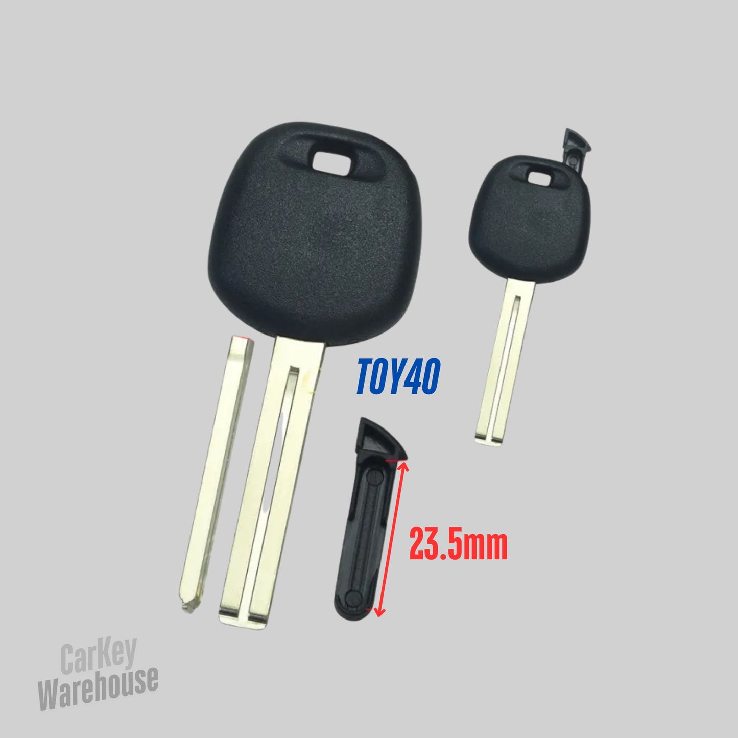 TOYOTA TOY40 GTL shell Toyota transponder key blank CKWKC306