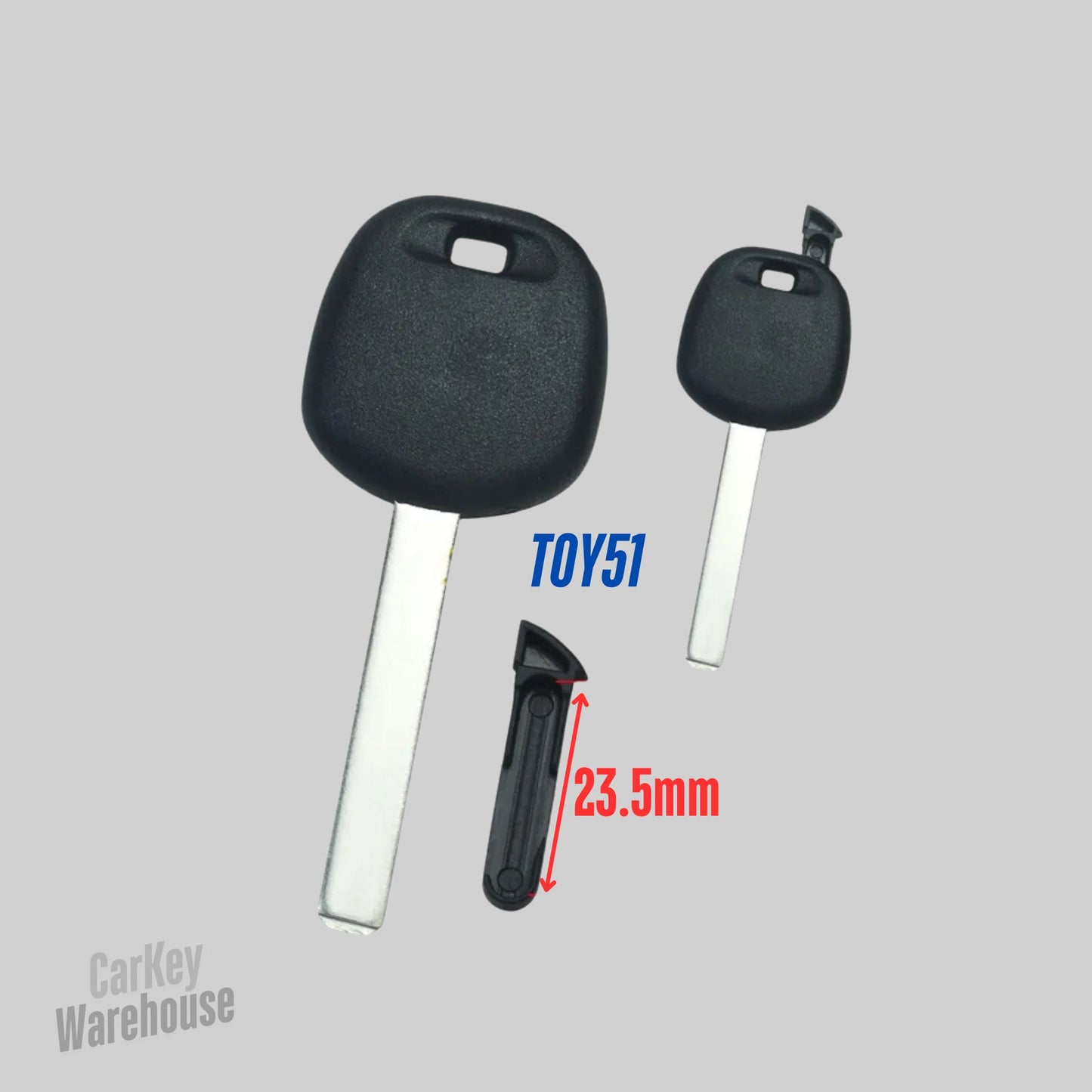 TOYOTA TOY51 GTL Shell Toyota transponder key blank CKWKC303
