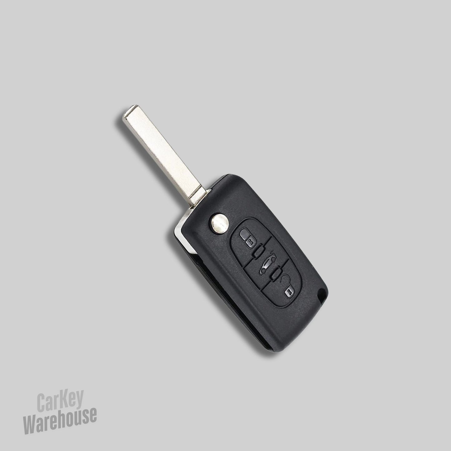 Peugeot/Citroen 3 Button Flip Remote HU83 FSK CKWRK0022