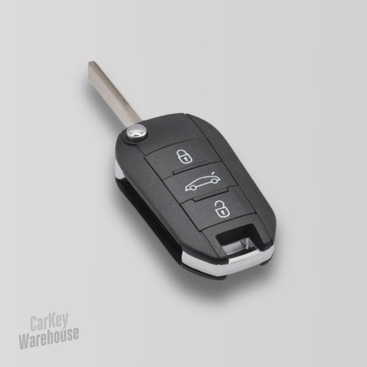 Citroen 3 Button Flip Remote ID4A