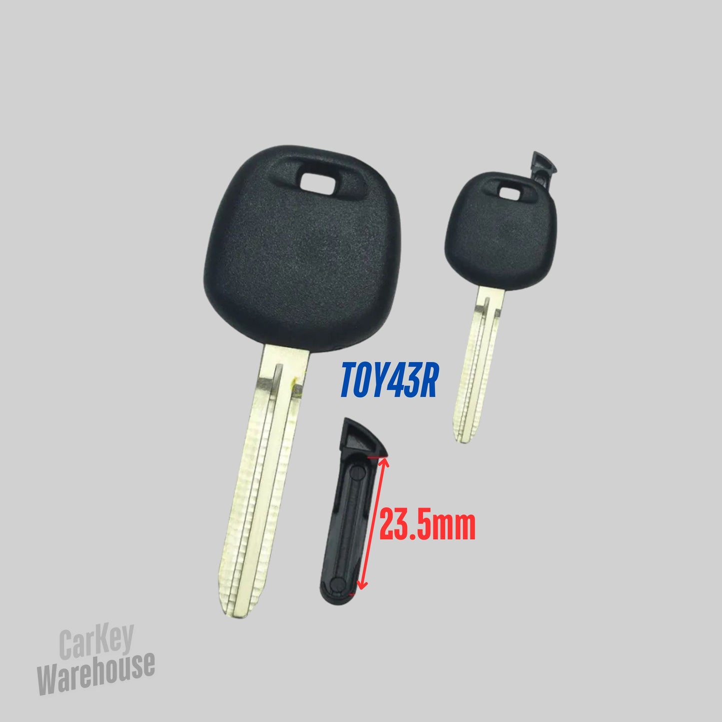 TOYOTA TOY43R GTL Shell Toyota transponder key blank