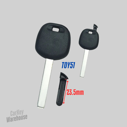 TOYOTA TOY51 GTL Shell Toyota transponder key blank CKWKC303