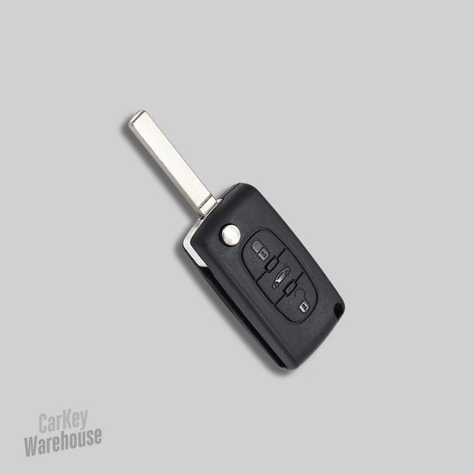 Peugeot/Citroen 3 Button Flip Remote HU83 FSK CKWRK0022